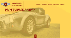 Desktop Screenshot of mosingmotorcars.com